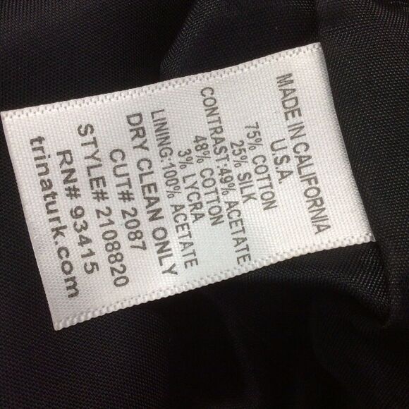 Trina Turk LA Women’s Skirt Sz 4 Pencil Rose Floral Multicolor Lined Silk Blend - Picture 6 of 8